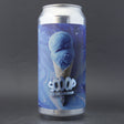 This is a can of Azvex - Scoop: Blue Raspberry Ice Cream Sour - 6% (440ml). It is a Sour craft beer available to buy from Ghost Whale, voted London's best craft beer shop.