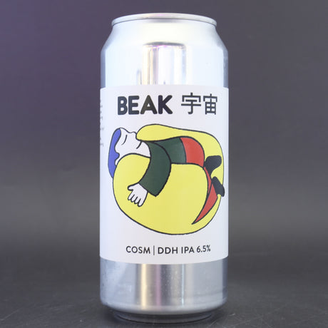 This is a can of Beak Brewery / Uchu - Cosm - 6.5% (440ml). It is a IPA craft beer available to buy from Ghost Whale, voted London's best craft beer shop.