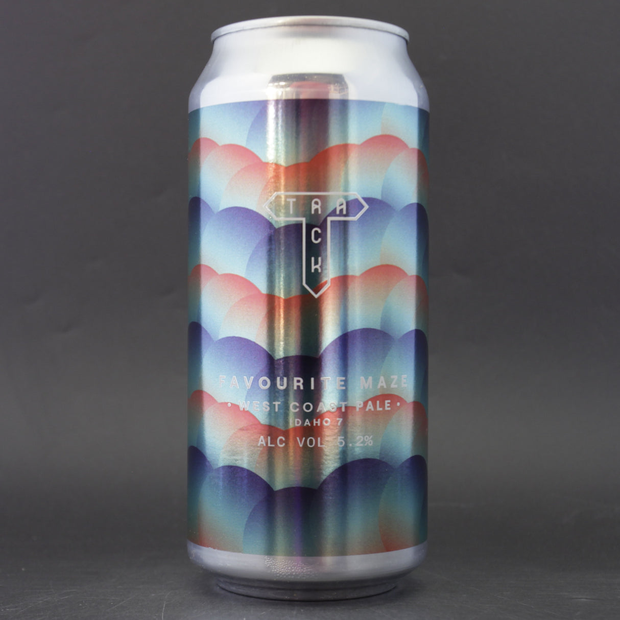 This is a can of Track - Favourite Maze - 5.2% (440ml). It is a Pale Ale craft beer available to buy from Ghost Whale, voted London's best craft beer shop.