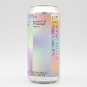This is a can of To Øl - Summer Hero 2.0 - 7% (440ml). It is a IPA craft beer available to buy from Ghost Whale, voted London's best craft beer shop.