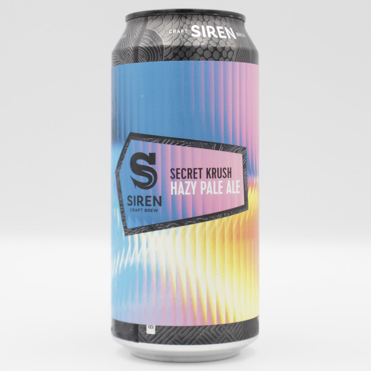 This is a can of Siren - Secret Krush - 5% (440ml). It is a Pale Ale craft beer available to buy from Ghost Whale, voted London's best craft beer shop.