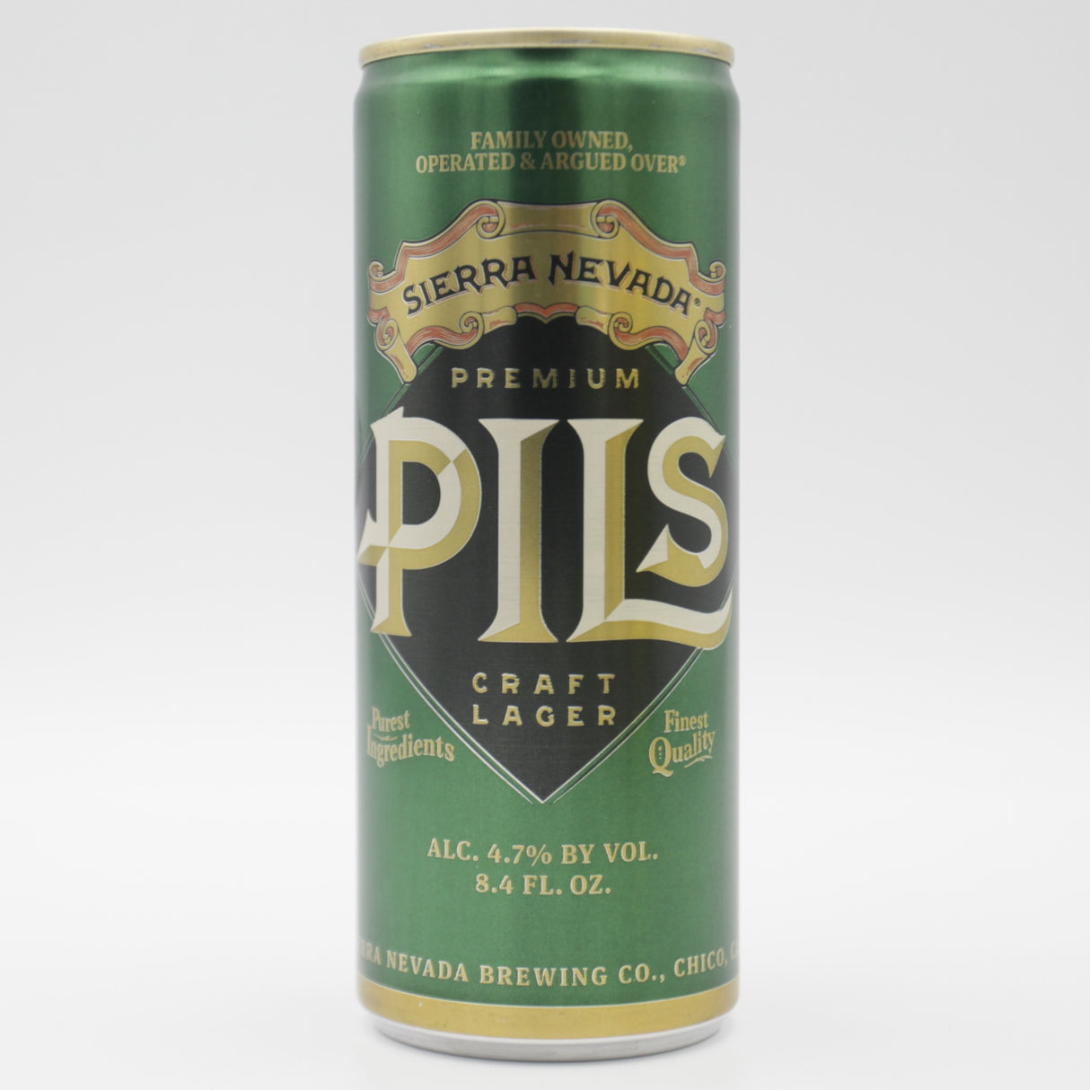 This is a can of Sierra Nevada - Pils - 4.7% (248ml). It is a Lager / Pilsner / Kölsch craft beer available to buy from Ghost Whale, voted London's best craft beer shop.