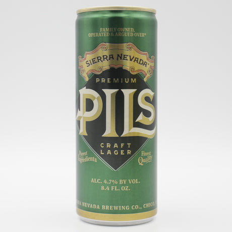 This is a can of Sierra Nevada - Pils - 4.7% (248ml). It is a Lager / Pilsner / Kölsch craft beer available to buy from Ghost Whale, voted London's best craft beer shop.