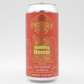 This is a can of Vault City - Marvelous Liquids: Numbing Nectar - 4.9% (440ml). It is a Sour craft beer available to buy from Ghost Whale, voted London's best craft beer shop.