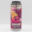 This is a can of Funky Fluid / 3 Sons - Royal Cookie: Scoop - 12% (500ml). It is a Imperial Stout / Porter craft beer available to buy from Ghost Whale, voted London's best craft beer shop.