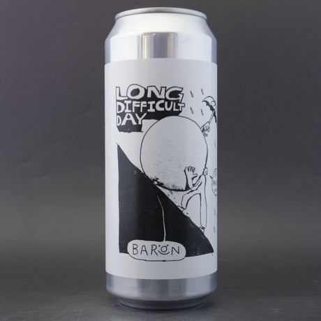 This is a can of Baron - Long Difficult Day - 5% (500ml). It is a Pale Ale craft beer available to buy from Ghost Whale, voted London's best craft beer shop.