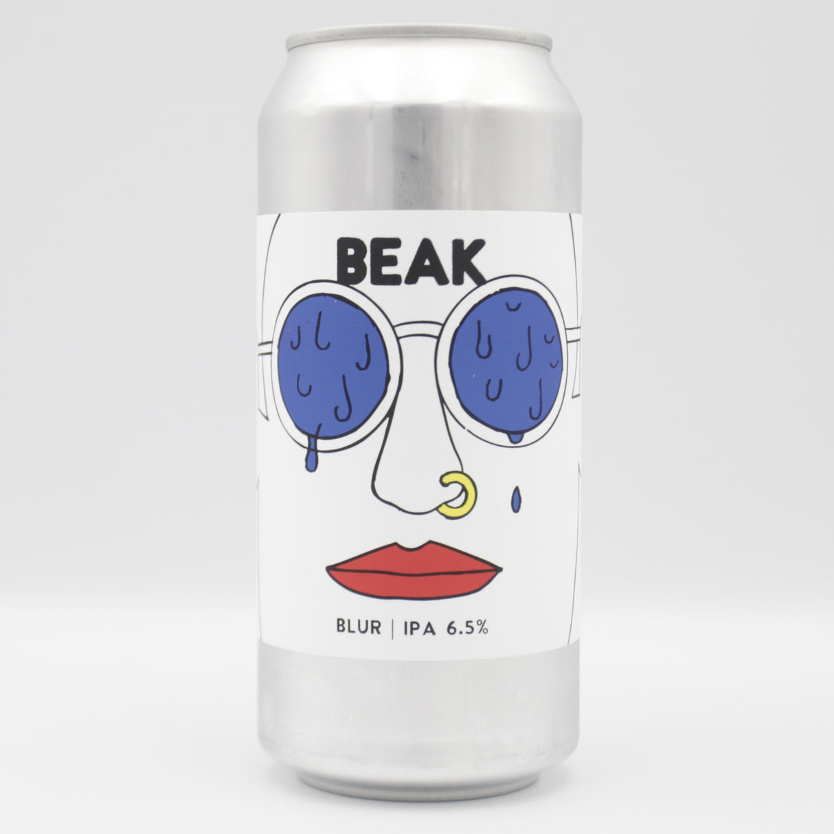 This is a can of Beak - Blur - 6.5% (440ml). It is a IPA craft beer available to buy from Ghost Whale, voted London's best craft beer shop.