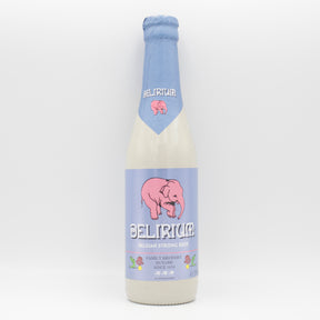 This is a bottle of Huyghe - Delirium Tremens - 8.5% (330ml). It is a Belgian Style craft beer available to buy from Ghost Whale, voted London's best craft beer shop.