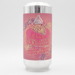 This is a can of Glass Pyramid Project - Freshly Squeezed: Dragonfruit & White Guava - 4% (440ml). It is a Sour craft beer available to buy from Ghost Whale, voted London's best craft beer shop.