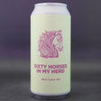 This is a can of Pomona Island - Sixty Horses In My Herd - 7.1% (440ml). It is a IPA craft beer available to buy from Ghost Whale, voted London's best craft beer shop.