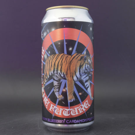 This is a can of Elm Eleven - PULP: Shape The Future - 5% (440ml). It is a Sour craft beer available to buy from Ghost Whale, voted London's best craft beer shop.