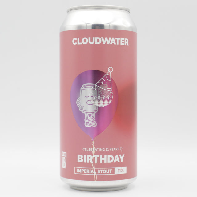This is a can of Cloudwater - 11th Birthday Imperial Stout - 11% (440ml). It is a Imperial Stout / Porter craft beer available to buy from Ghost Whale, voted London's best craft beer shop.