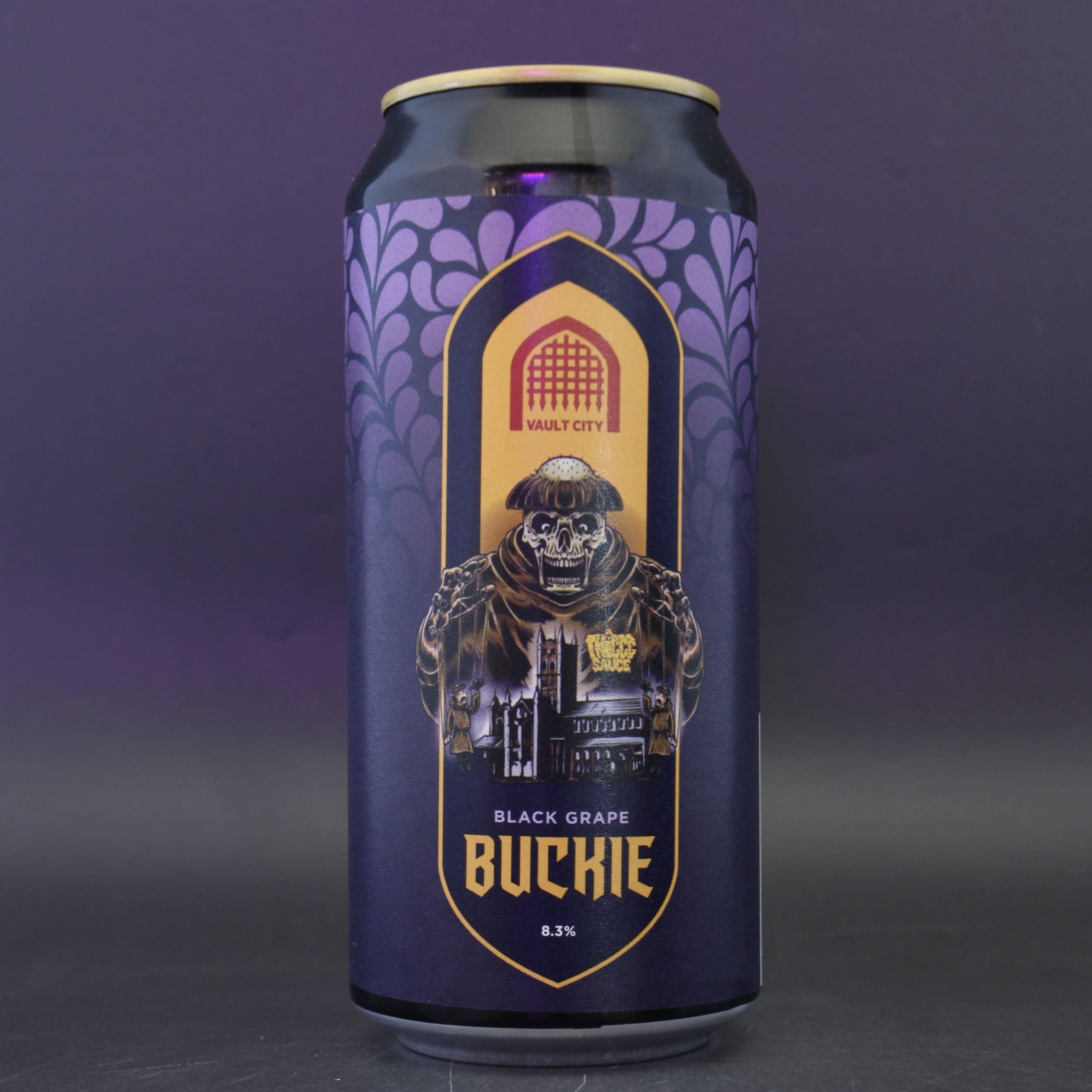 Vault City - Black Grape Buckie - 8.3% (440ml) - Ghost Whale