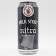 This is a can of Left Hand - Nitro Milk Stout - 6% (400ml). It is a Stout / Porter craft beer available to buy from Ghost Whale, voted London's best craft beer shop.