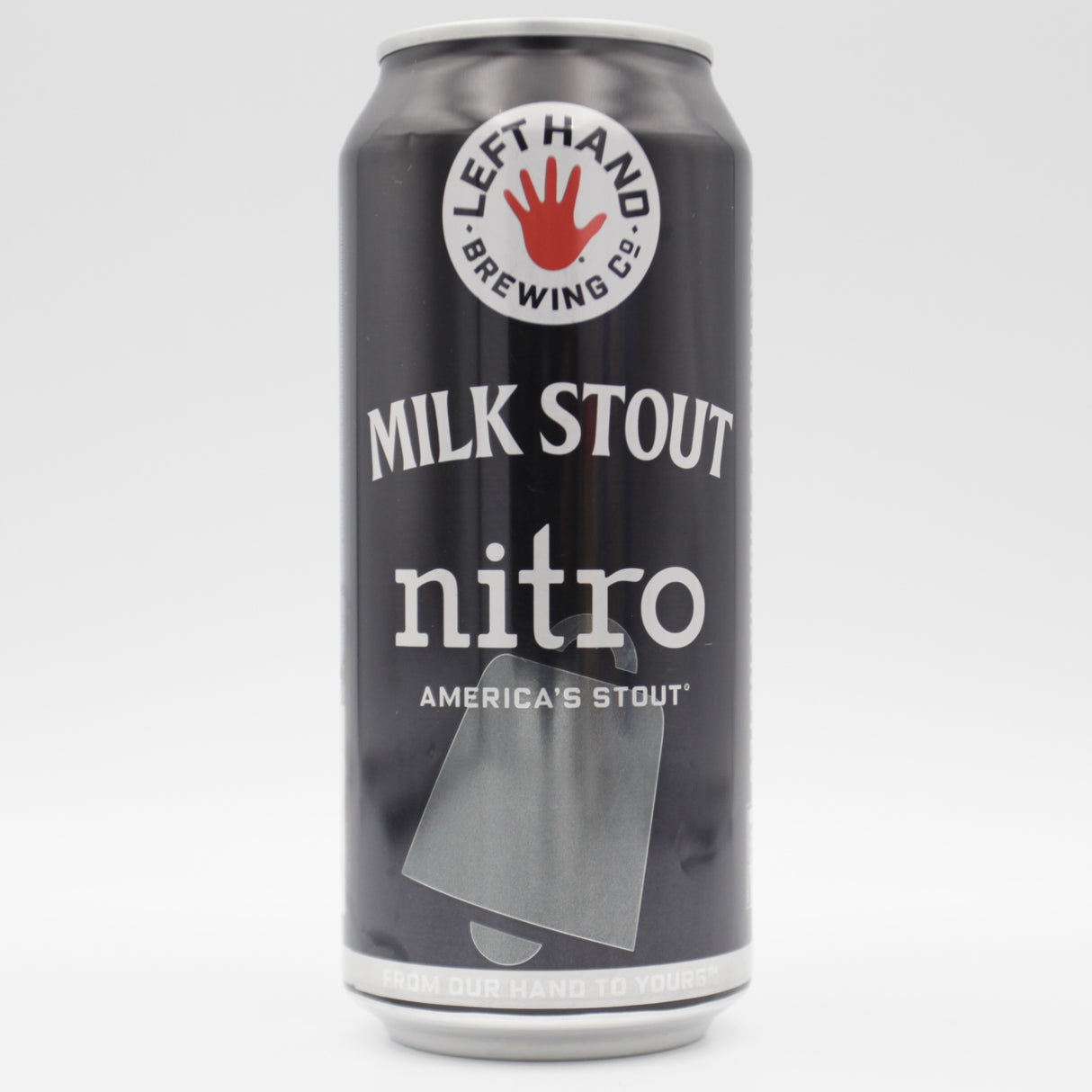 This is a can of Left Hand - Nitro Milk Stout - 6% (400ml). It is a Stout / Porter craft beer available to buy from Ghost Whale, voted London's best craft beer shop.