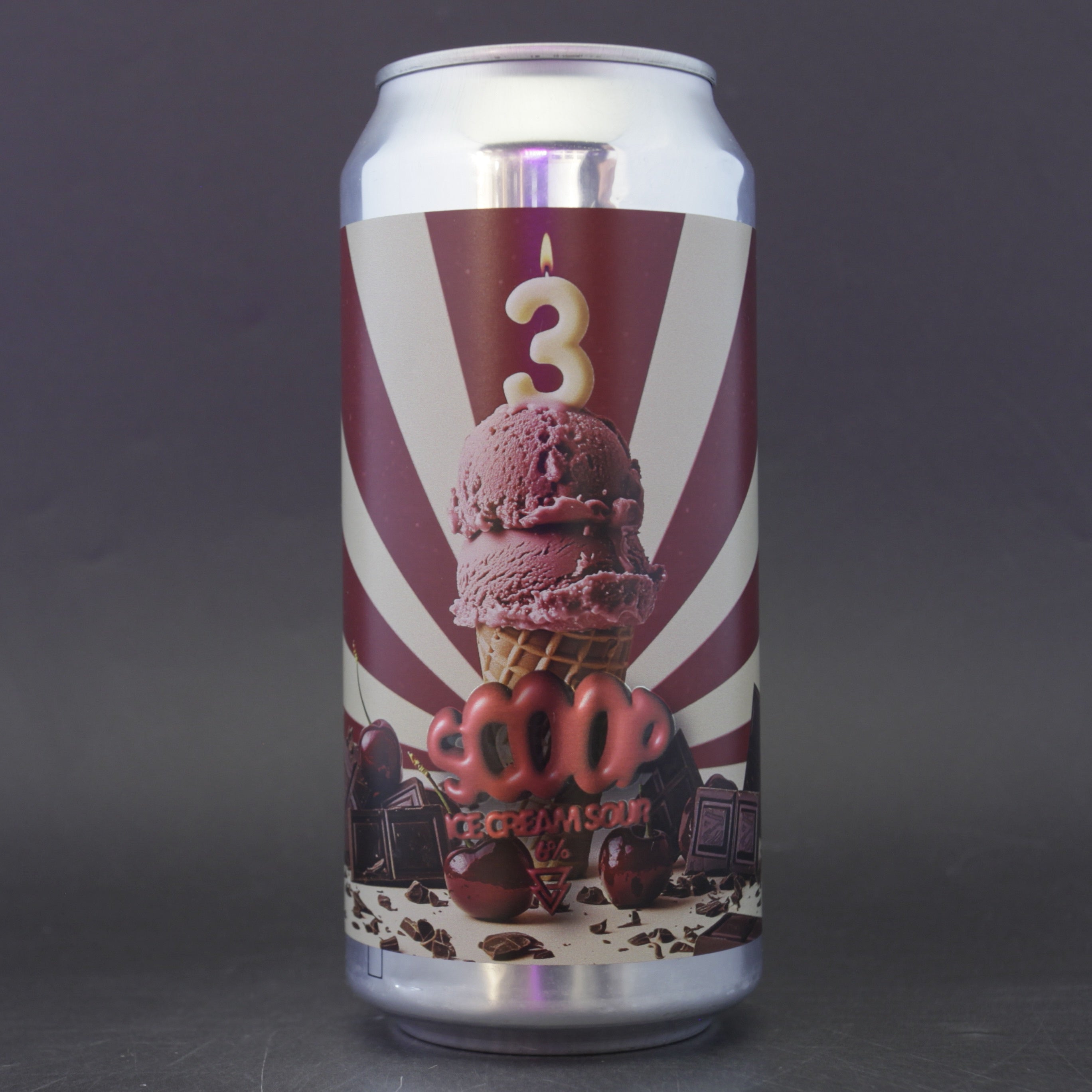 Azvex - Scoop: Chocolate & Cherry - 6% (440ml) - Ghost Whale