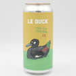 This is a can of Pretty Decent - Le Duck - 5% (440ml). It is a Pale Ale craft beer available to buy from Ghost Whale, voted London's best craft beer shop.