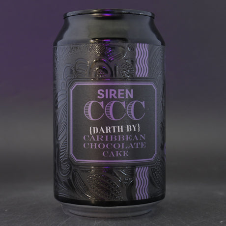 This is a can of Siren / Emperor's - Darth By Caribbean Chocolate Cake - 14% (330ml). It is a Imperial Stout / Porter craft beer available to buy from Ghost Whale, voted London's best craft beer shop.