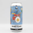 This is a can of Silent Brew Co - Drums Please - 5% (440ml). It is a Pale Ale craft beer available to buy from Ghost Whale, voted London's best craft beer shop.