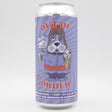 This is a can of RAR Brewing - Out Of Order:Blueberry Pie Ice Cream - 5% (473ml). It is a Sour craft beer available to buy from Ghost Whale, voted London's best craft beer shop.