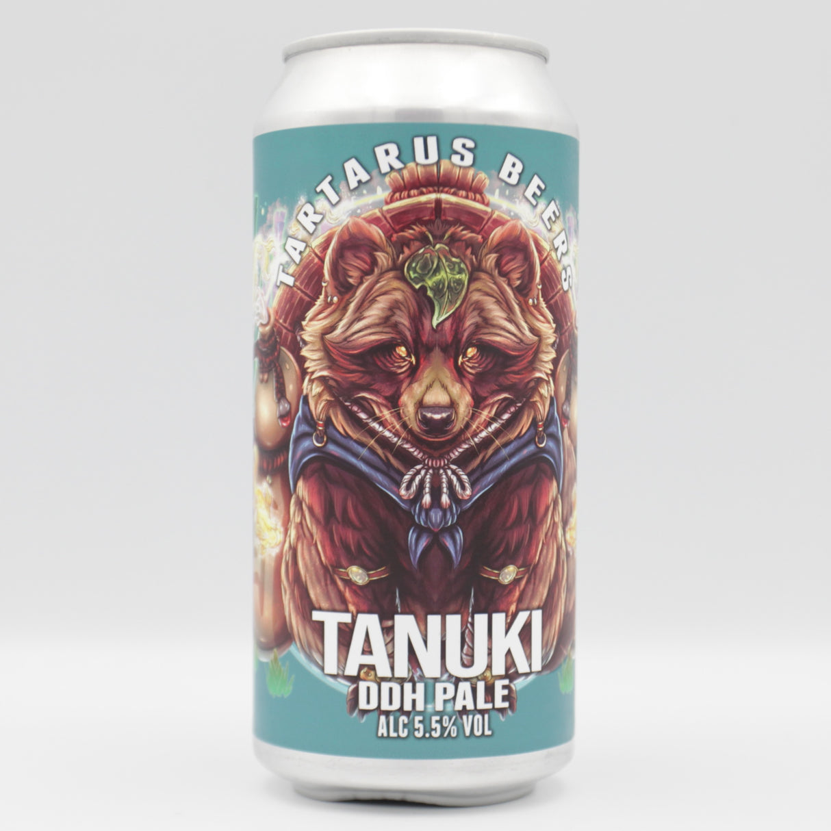 This is a can of Tartarus - Tanuki - 5.5% (440ml). It is a Pale Ale craft beer available to buy from Ghost Whale, voted London's best craft beer shop.