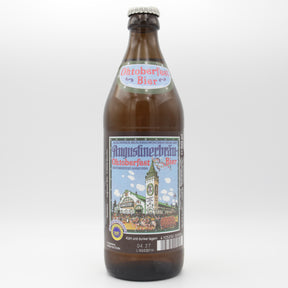 This is a bottle of Augustiner - Oktoberfest - 6.3% (500ml). It is a Lager / Pilsner / Kölsch craft beer available to buy from Ghost Whale, voted London's best craft beer shop.