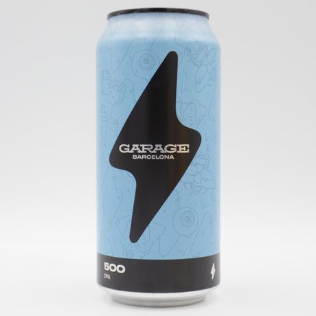 This is a can of Garage Beer Co - 500 - 7% (440ml). It is a IPA craft beer available to buy from Ghost Whale, voted London's best craft beer shop.
