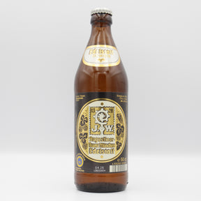 This is a bottle of Augustiner - Edelstoff - 5.6% (500ml). It is a Lager / Pilsner / Kölsch craft beer available to buy from Ghost Whale, voted London's best craft beer shop.