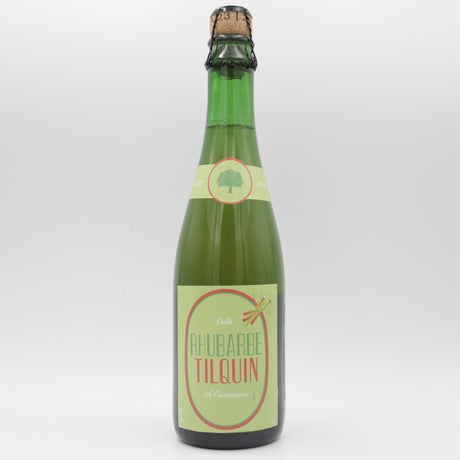 This is a bottle of Tilquin - Oude Rhubarbe Tilquin à L'Ancienne (2023-2024) - 6% (375ml). It is a Lambic craft beer available to buy from Ghost Whale, voted London's best craft beer shop.