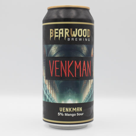 This is a can of Bearwood - Venkman - 5% (440ml). It is a Sour craft beer available to buy from Ghost Whale, voted London's best craft beer shop.