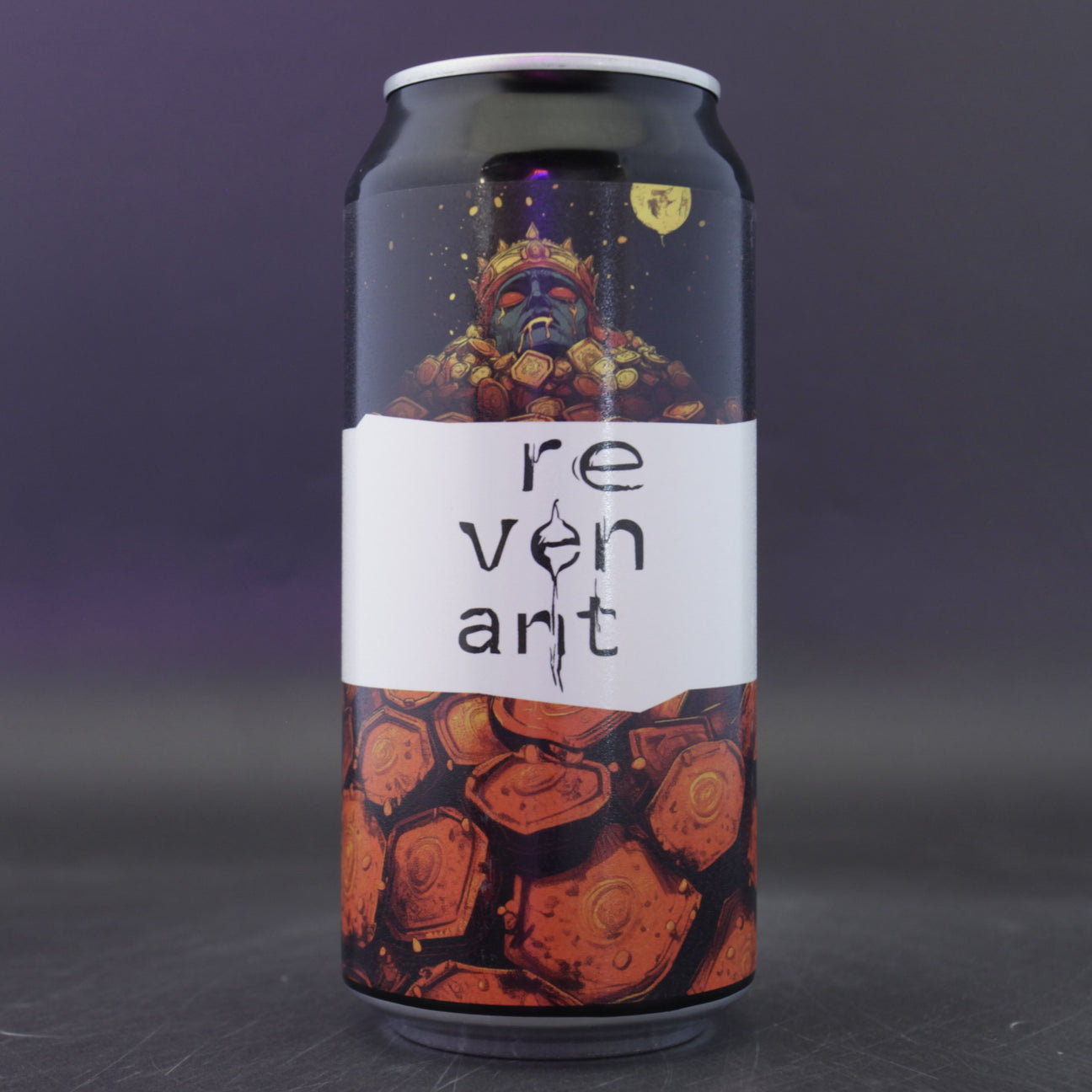 This is a can of Revenant - Hollow - 7.5% (440ml). It is a IPA craft beer available to buy from Ghost Whale, voted London's best craft beer shop.