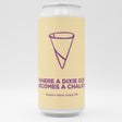 This is a can of Pomona Island - Where A Dixie Cup Becomes A Chalice - 6.6% (440ml). It is a IPA craft beer available to buy from Ghost Whale, voted London's best craft beer shop.