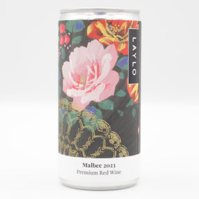 This is a can of Laylo - Malbec - 13% (187ml). It is a Red Wine craft wine available to buy from Ghost Whale, voted London's best craft beer shop.