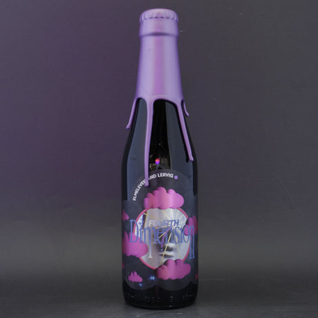 This is a bottle of Elm Eleven / Lervig - Fourth Dimension - 13% (330ml). It is a Imperial Stout / Porter craft beer available to buy from Ghost Whale, voted London's best craft beer shop.