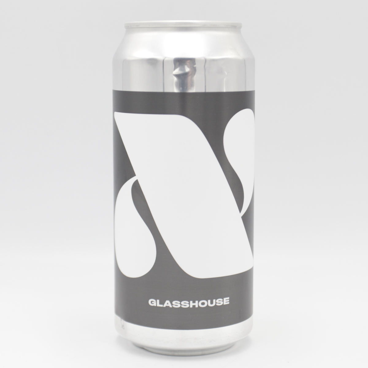 This is a can of Glasshouse - X: DIPA - 8% (440ml). It is a Double IPA craft beer available to buy from Ghost Whale, voted London's best craft beer shop.