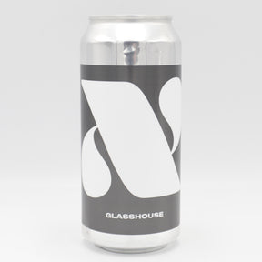 This is a can of Glasshouse - X: DIPA - 8% (440ml). It is a Double IPA craft beer available to buy from Ghost Whale, voted London's best craft beer shop.