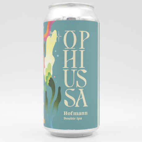 This is a can of Ophiussa - Hofmann - 8% (440ml). It is a Double IPA craft beer available to buy from Ghost Whale, voted London's best craft beer shop.