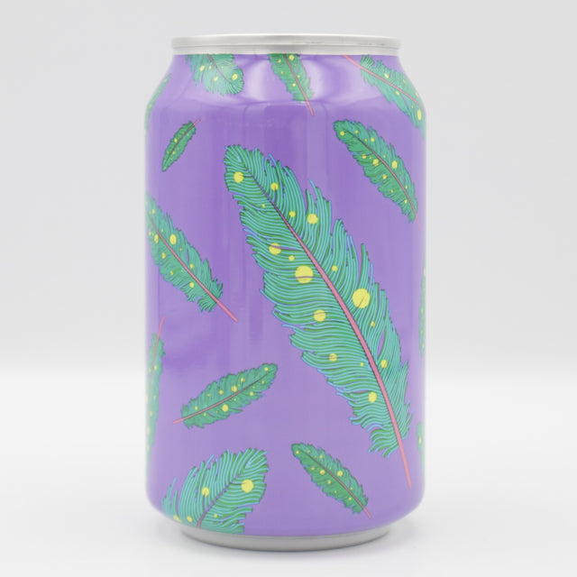 This is a can of Omnipollo - Bianca: Non-Alcoholic Raspberry Passionfruit Lassi Gose - 0.3% (330ml). It is a Gose craft beer available to buy from Ghost Whale, voted London's best craft beer shop.