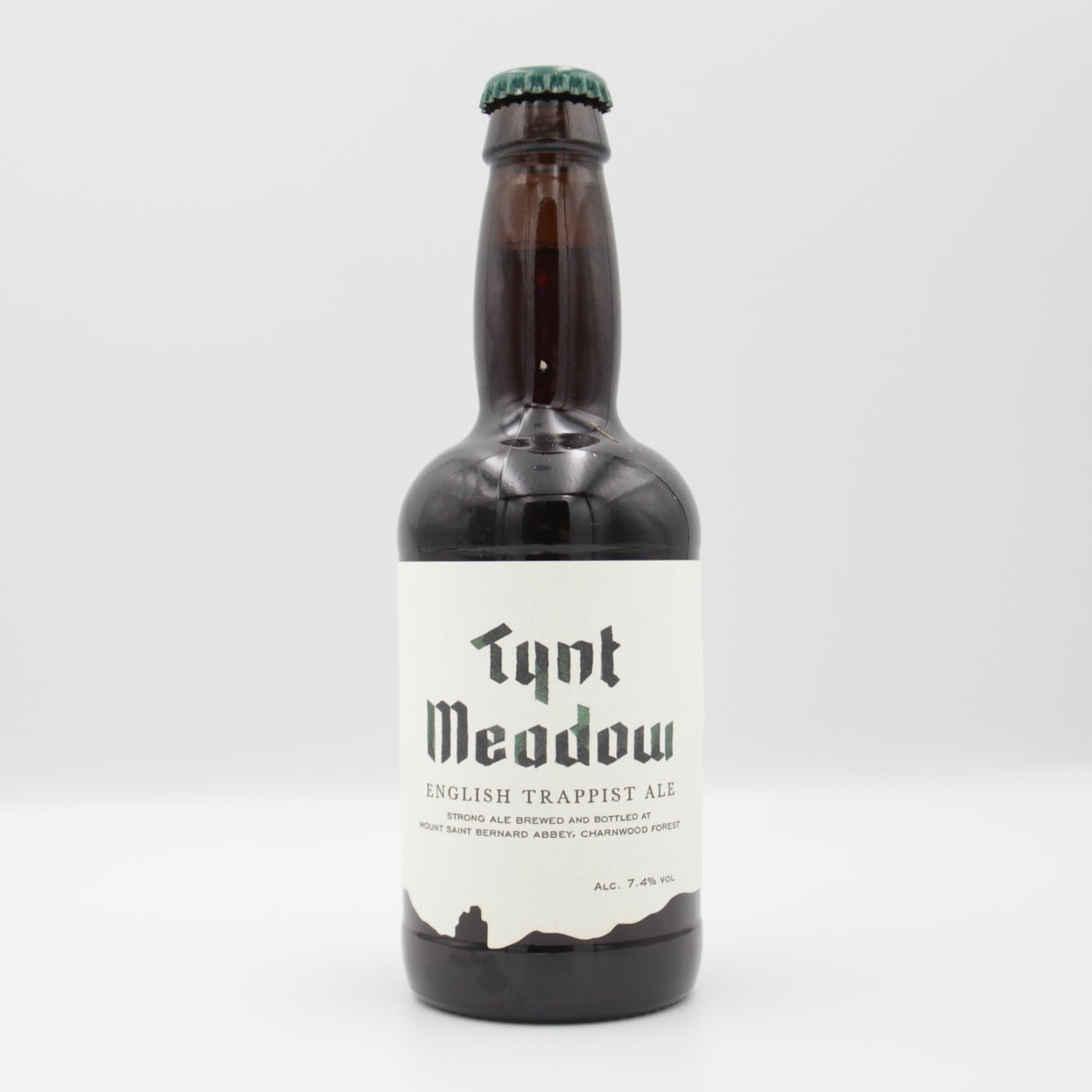 This is a bottle of Tynt Meadow - English Trappist Ale - 7.4% (330ml). It is a Belgian Style craft beer available to buy from Ghost Whale, voted London's best craft beer shop.