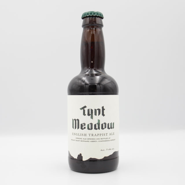 This is a bottle of Tynt Meadow - English Trappist Ale - 7.4% (330ml). It is a Belgian Style craft beer available to buy from Ghost Whale, voted London's best craft beer shop.