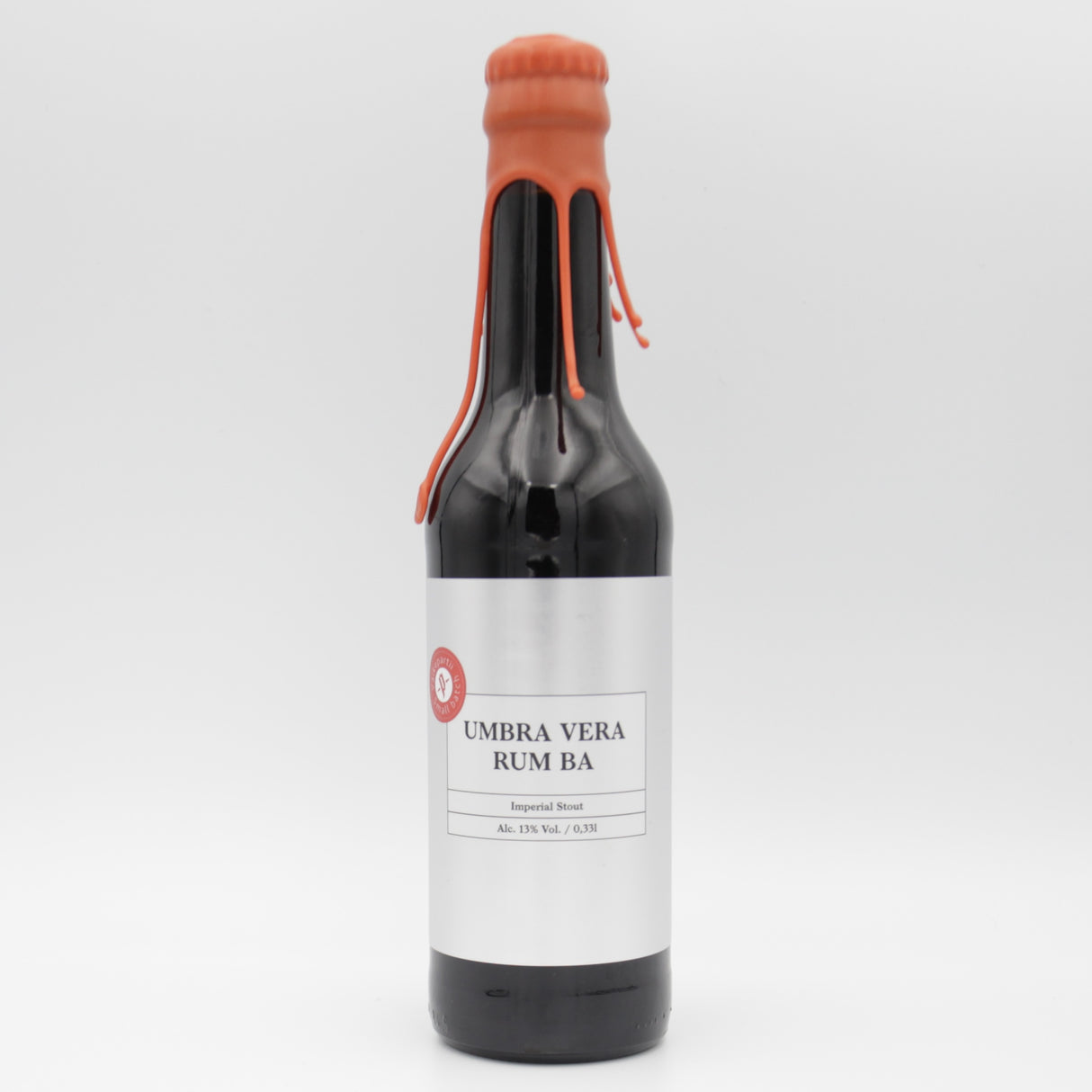 This is a bottle of Puhaste - Umbra Vera - 13% (330ml). It is a Imperial Stout / Porter craft beer available to buy from Ghost Whale, voted London's best craft beer shop.