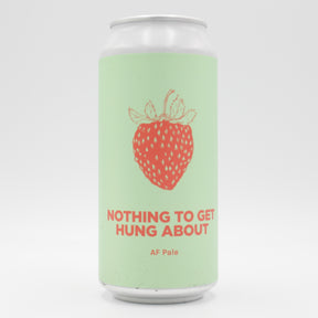 This is a can of Pomona Island / We Can Be Friends - Nothing To Get Hung About - 0.5% (440ml). It is a Pale Ale craft beer available to buy from Ghost Whale, voted London's best craft beer shop.