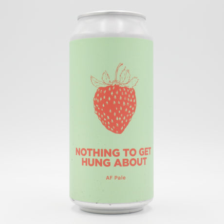This is a can of Pomona Island / We Can Be Friends - Nothing To Get Hung About - 0.5% (440ml). It is a Pale Ale craft beer available to buy from Ghost Whale, voted London's best craft beer shop.