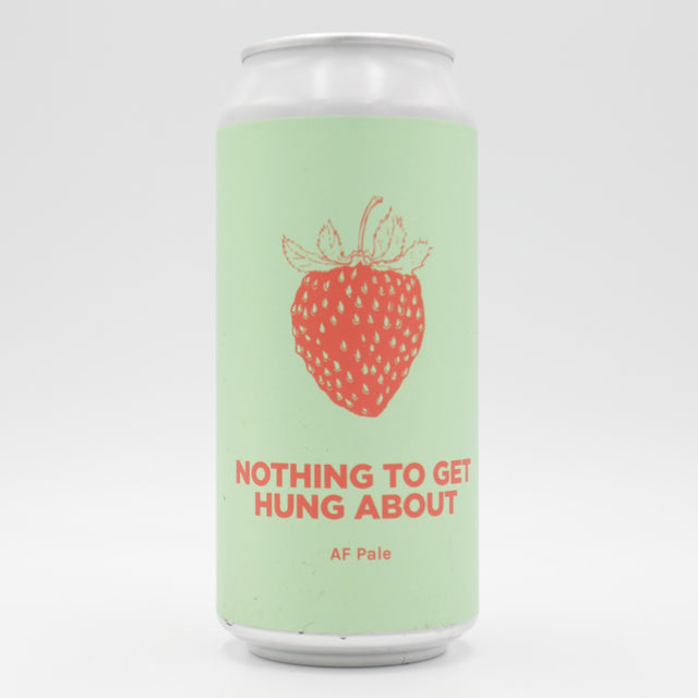 This is a can of Pomona Island / We Can Be Friends - Nothing To Get Hung About - 0.5% (440ml). It is a Pale Ale craft beer available to buy from Ghost Whale, voted London's best craft beer shop.