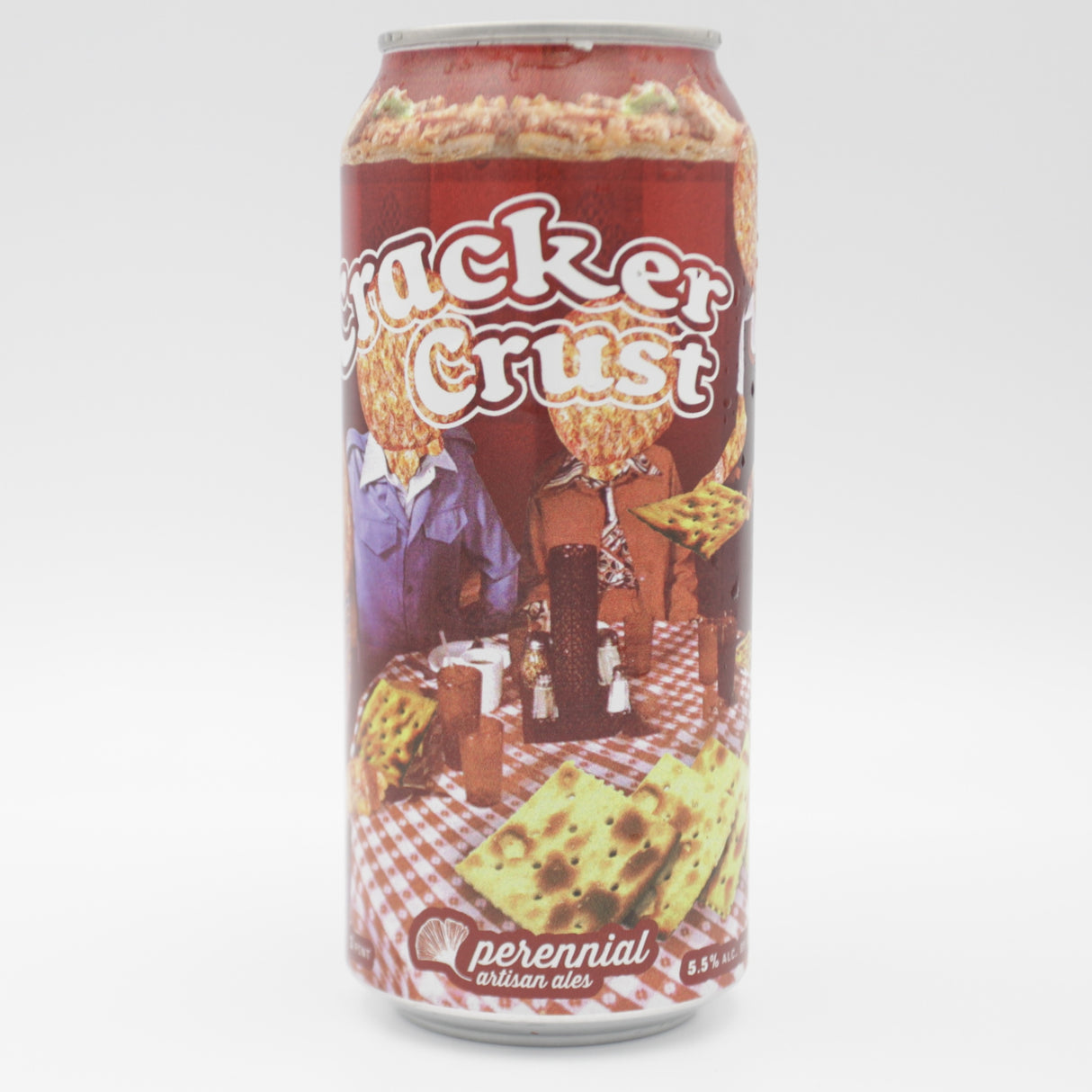 This is a can of Perennial / Hop Butcher For The World - Cracker Crust - 5.5% (473ml). It is a Pale Ale craft beer available to buy from Ghost Whale, voted London's best craft beer shop.