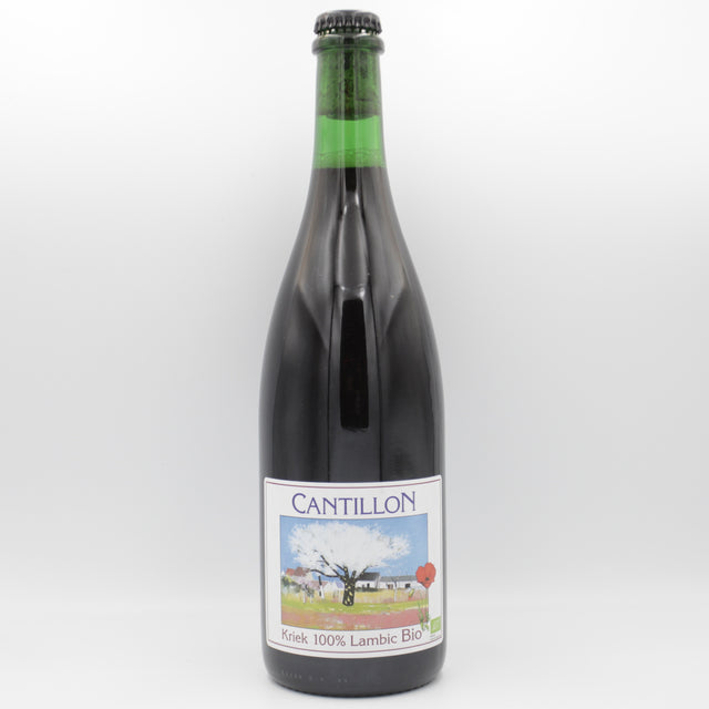 This is a sharing bottle of Cantillon - Kriek 100% Lambic Bio (2026) - 6% (750ml). It is a Lambic craft beer available to buy from Ghost Whale, voted London's best craft beer shop.