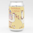 This is a can of Prairie - Bahama Llama - 8% (355ml). It is a Sour craft beer available to buy from Ghost Whale, voted London's best craft beer shop.
