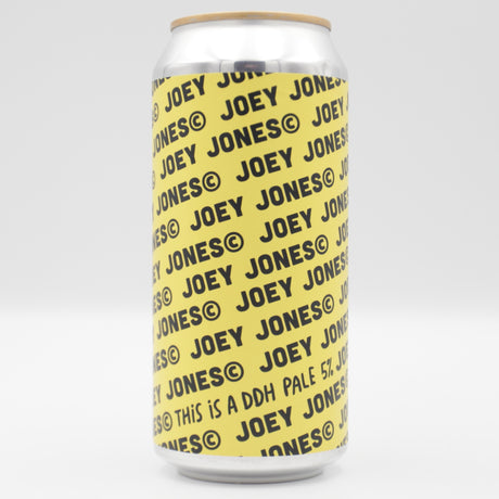 This is a can of Pretty Decent - Joey Jones - 5% (440ml). It is a Pale Ale craft beer available to buy from Ghost Whale, voted London's best craft beer shop.