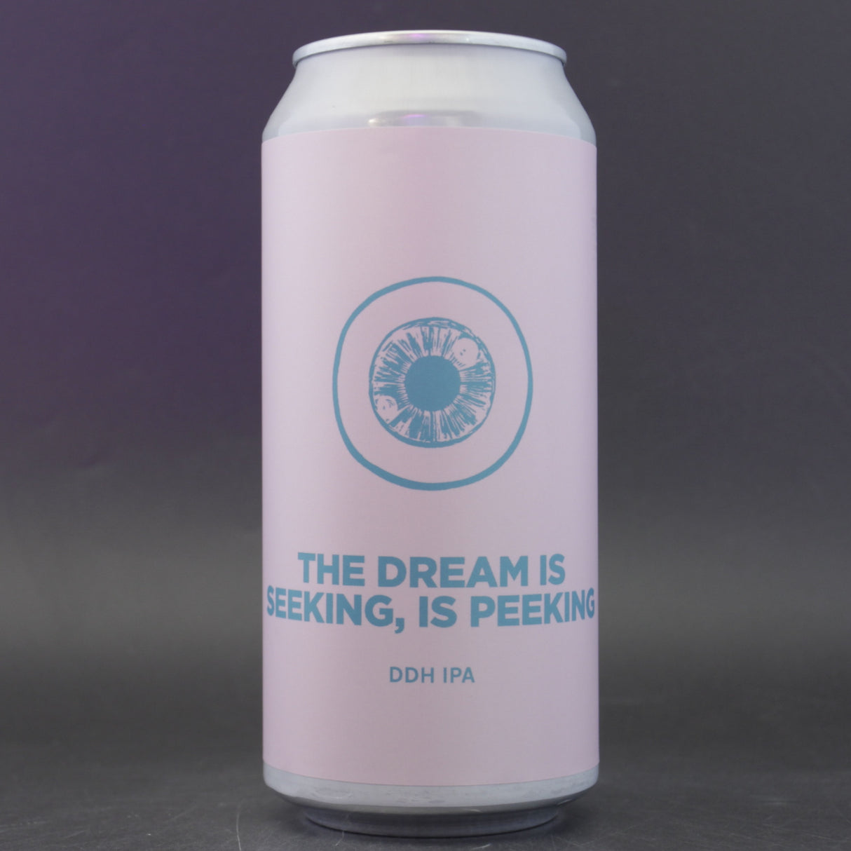 This is a can of Pomona Island - The Dream Is Seeking, Is Peeking - 6.2% (440ml). It is a IPA craft beer available to buy from Ghost Whale, voted London's best craft beer shop.