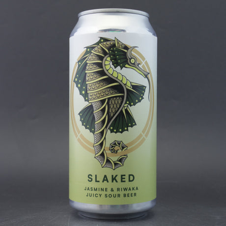 This is a can of Otherworld - Slaked - 4.2% (440ml). It is a Sour craft beer available to buy from Ghost Whale, voted London's best craft beer shop.